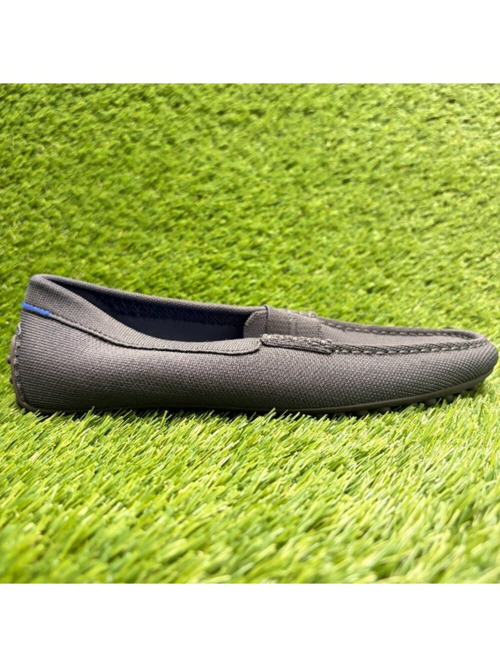 Rothy's The Driver Mens Size 9 Charcoal Gray Casual Classic Slip On Loafer Shoes